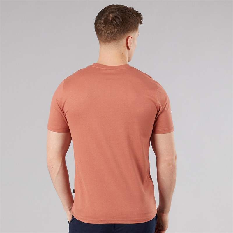 Tokyo Laundry Mens Lewes T-Shirt Peachy