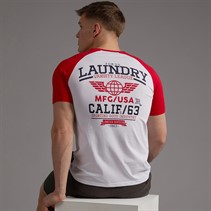 Tokyo Laundry Mens Men's Makita T-Shirt Red