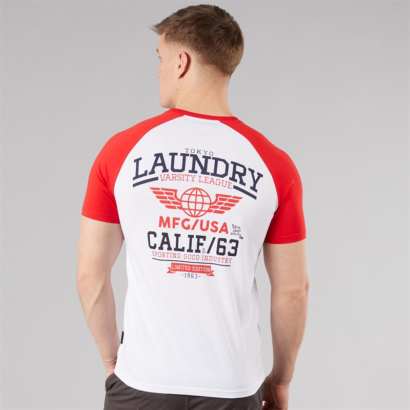 Tokyo Laundry Mens Men's Makita T-Shirt Red