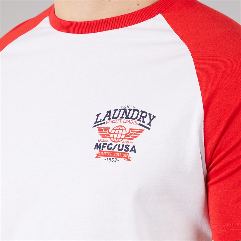 Tokyo Laundry Mens Men's Makita T-Shirt Red