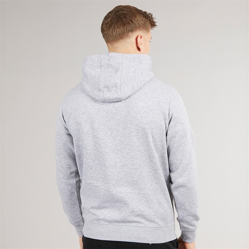 Tokyo Laundry Mens Kennion Hoodie Light Grey Marl