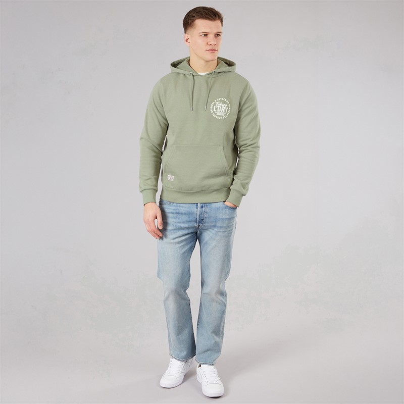 Tokyo Laundry Mens Carragher Hoodie Seagrass