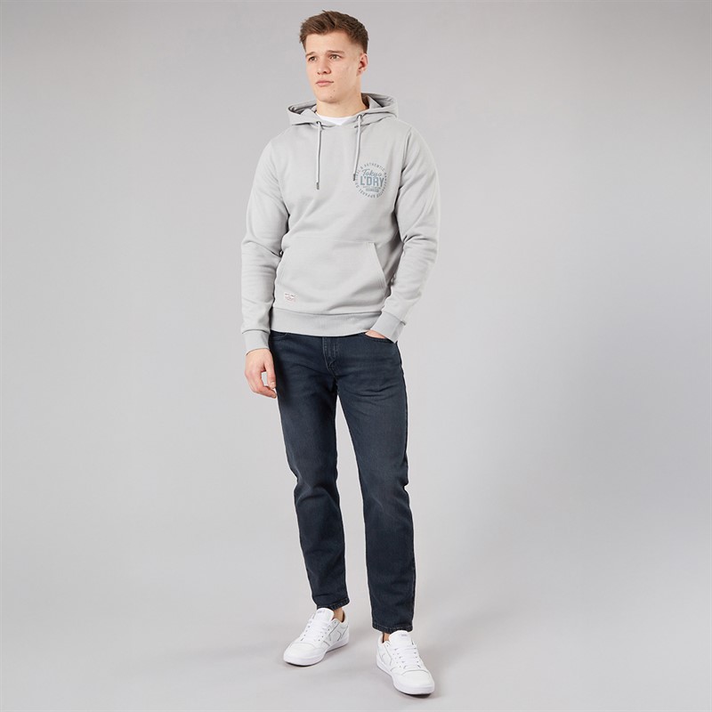 Tokyo Laundry Mens Carragher Hoodie Grey Cathedral Spire