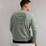 Tokyo Laundry Mens Carvalho Crew Neck Sweatshirt Green Jadeite
