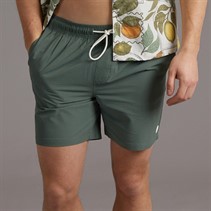 Tokyo Laundry Mens Byers Seersucker Swim Shorts Green