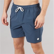 Tokyo Laundry Mens Byers Seersucker Swim Shorts Teal