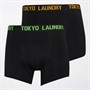 Tokyo Laundry Mens Weymouth Two Pack Boxers Orange