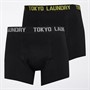 Tokyo Laundry Mens Weymouth Two Pack Boxers Yellow