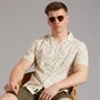 Tokyo Laundry Mens Malay Short Sleeve Shirt Stone Peyote