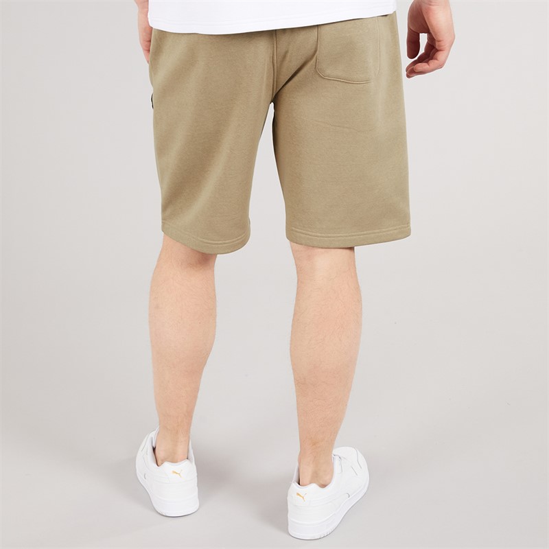 Tokyo Laundry Mens Tarou Fleece Shorts Stone Trench Coat