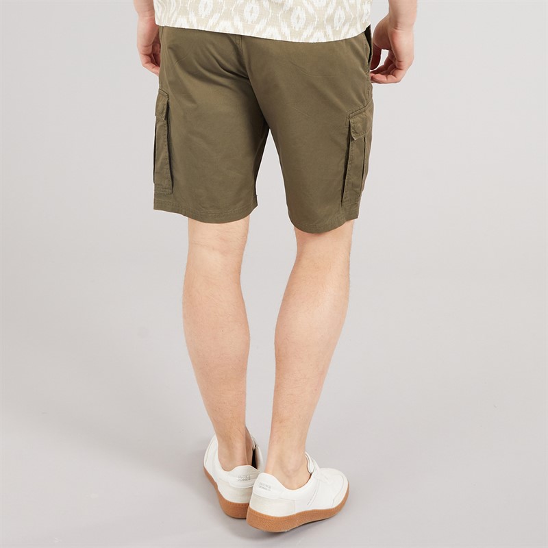 Tokyo Laundry Mens Spalding Cargo Shorts Khaki
