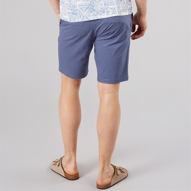 Tokyo Laundry Mens Bosta Chino Shorts Dark Denim