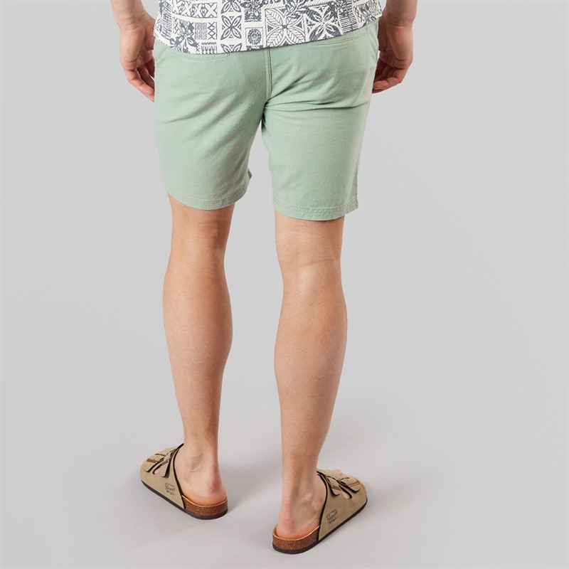 Tokyo Laundry Mens Fabrizio Linen Shorts Sage