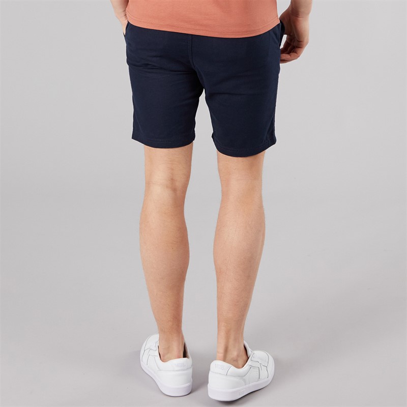 Tokyo Laundry Mens Fabrizio Linen Shorts Navy