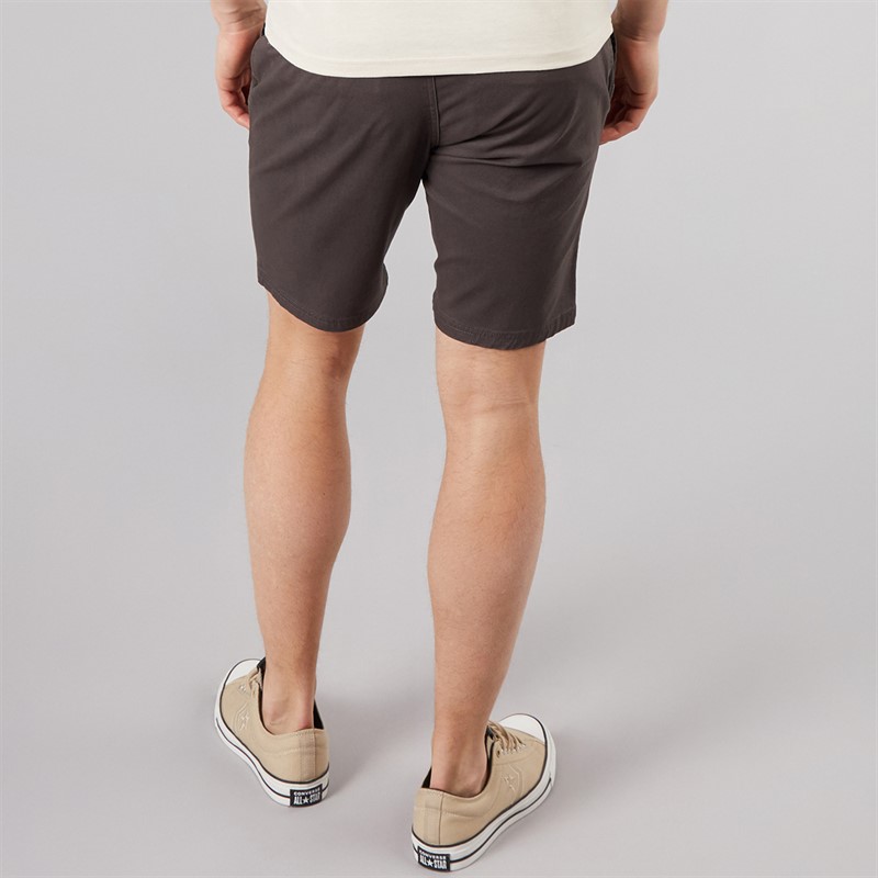 Tokyo Laundry Mens Bosta Chino Shorts Dark Grey