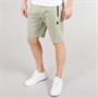 Tokyo Laundry Mens Tarou Fleece Shorts Seagrass Green