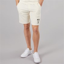 Tokyo Laundry Mens Tarun Fleece Shorts Cream