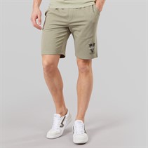 Tokyo Laundry Mens Tarun Fleece Shorts Seagrass Green
