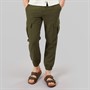 Tokyo Laundry Mens Idas Linen Cargo Trousers Olive