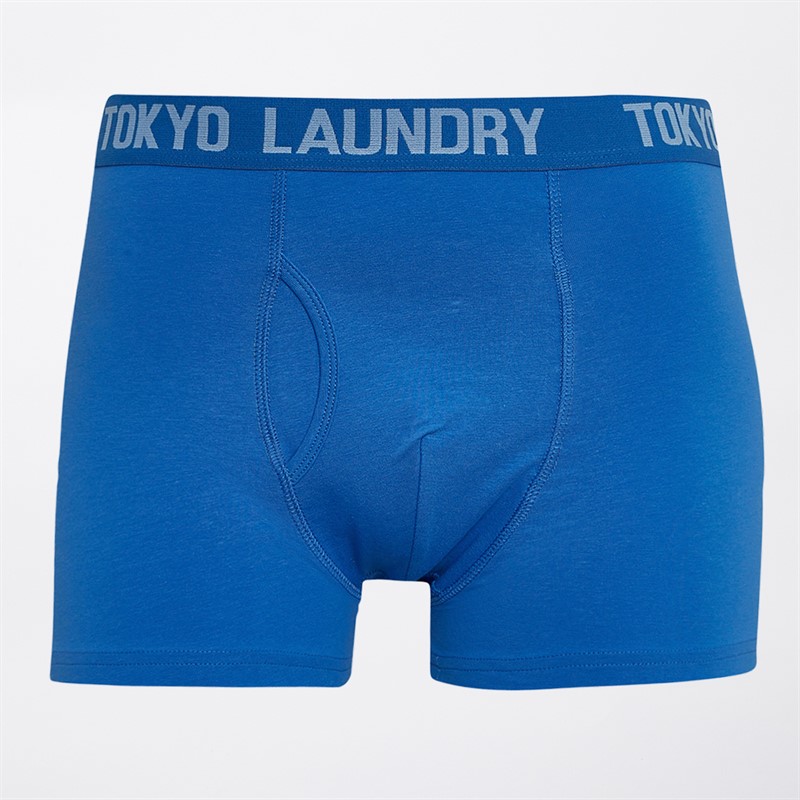 Tokyo Laundry Mens Whiston Two Pack Boxers Blue