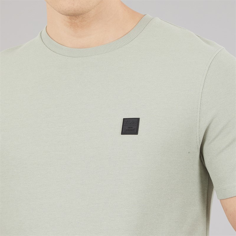 Tokyo Laundry Mens Tarot T-Shirt Seagrass