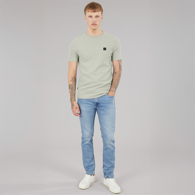 Tokyo Laundry Mens Tarot T-Shirt Seagrass