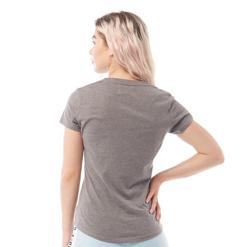 Tokyo Laundry Womens Linda T-Shirt Mid Grey Marl