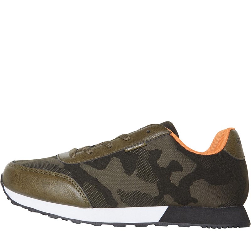 boys khaki trainers