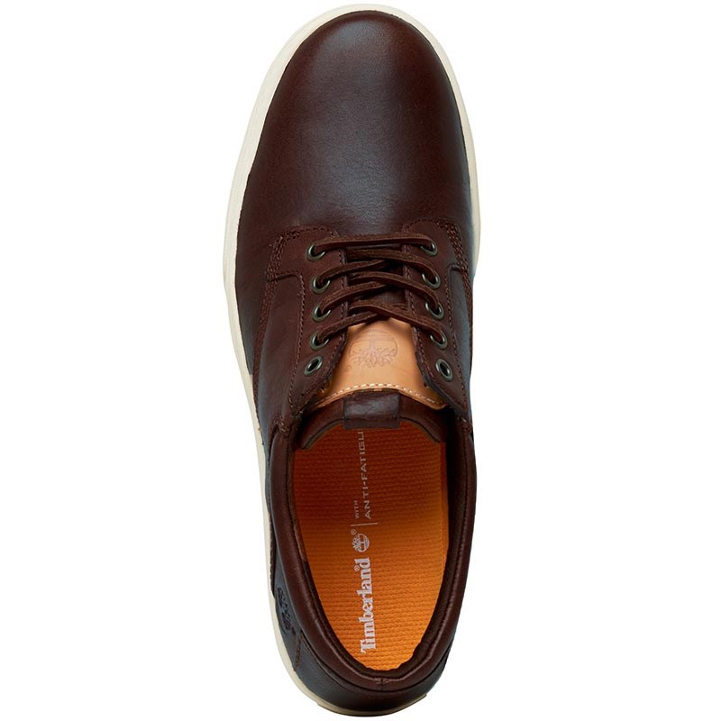 Buy Timberland Mens Leather Oxford Shoes Dark Brown