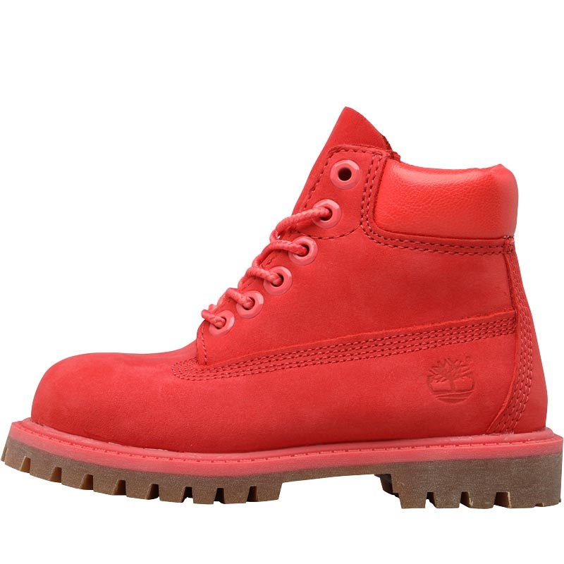 infant red timberland boots