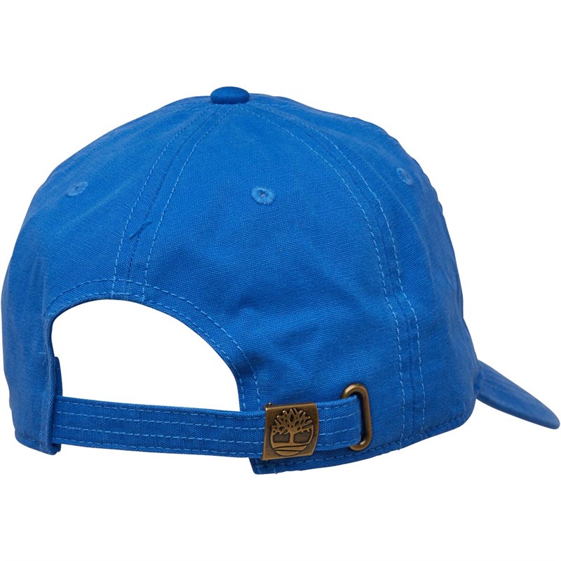 Buy Timberland Mens Soundview Cotton Canvas Baseball Cap Strong Blue