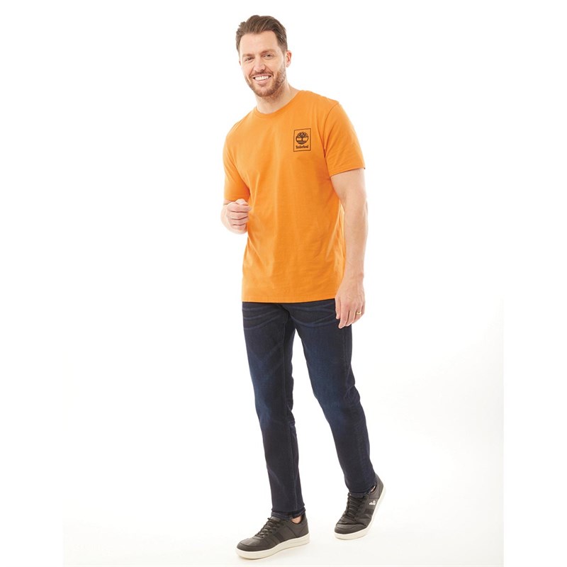 timberland homme orange