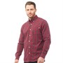 Timberland Chemise à Manches Longues IN-R Homme Rouge Carreaux