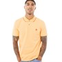 Timberland Mens Short Sleeve Jacquard Polo Buff Orange