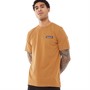 Timberland Mens Woven Badge T-Shirt Wheat Boot