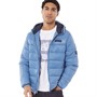 Timberland Mens Mid Weight Hooded Jacket Moonlight Blue
