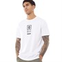 Timberland Mens Stack Logo T-Shirt White