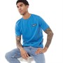 Timberland Mens Woven Badge T-Shirt Sea Of Belize