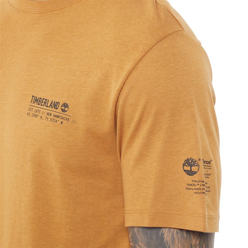 Timberland Mens Refibra T-Shirt Wheat Boot