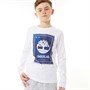 Timberland Jongens T-shirts met lange mouwen Wit