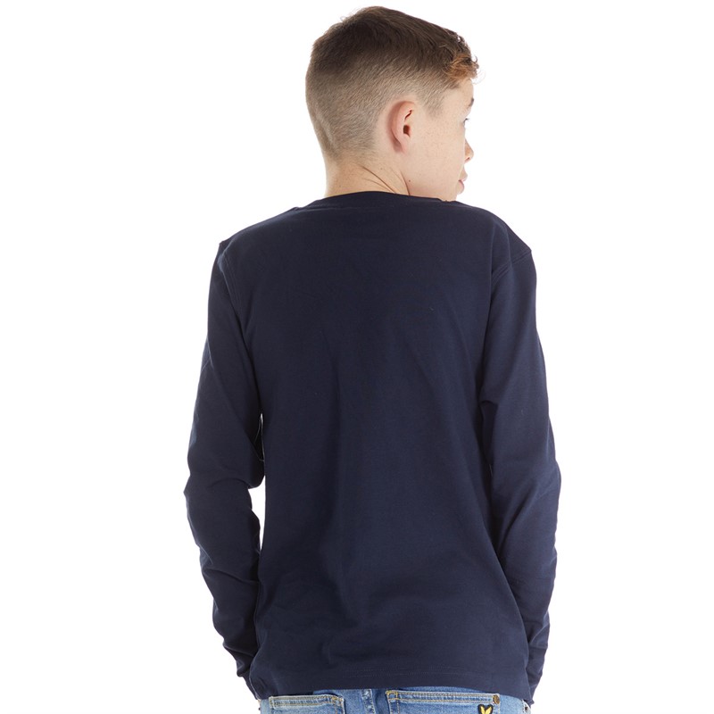 Timberland Boys Long Sleeve T-shirt Navy