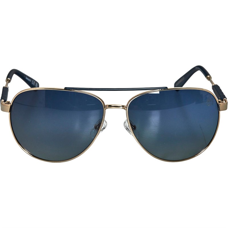 Timberland Mens Sunglasses Gold/Smoke Polarized