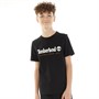 Timberland Drenge T-shirt Kort Ærme Sort
