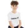 Timberland Boys Short Sleeve T-Shirt White