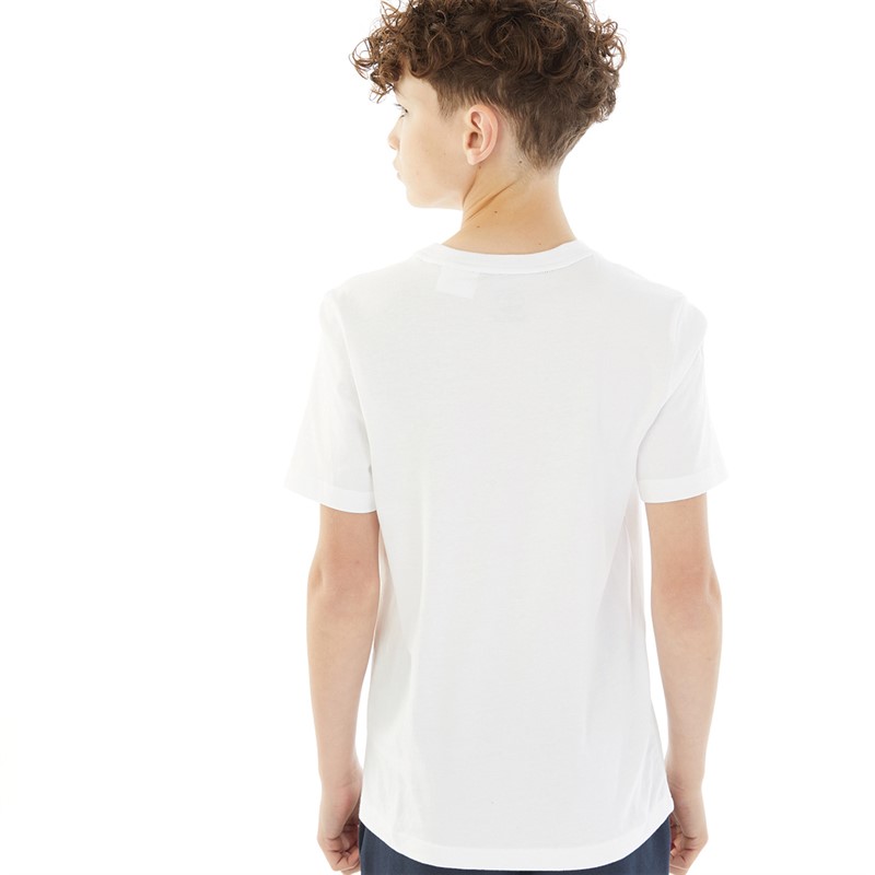 Timberland Boys Short Sleeve T-Shirt White