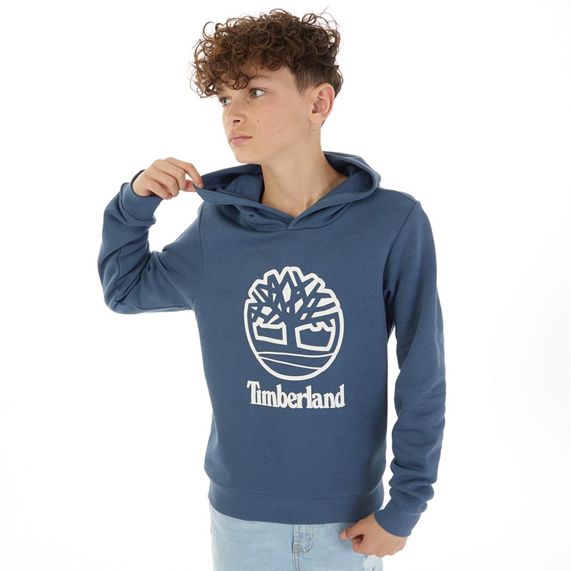 Timberland Drenge Hoodie Mørke Denim