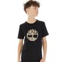 Timberland Sortærmet T-shirt til Drenge Sort