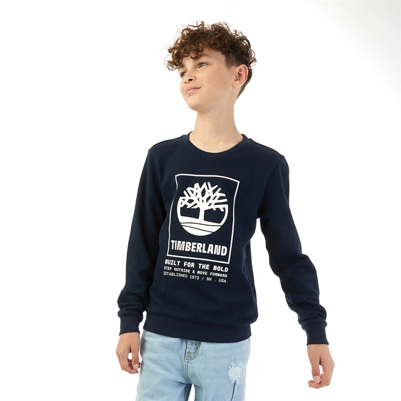 Timberland Sweat-Shirt Garçon Nuit