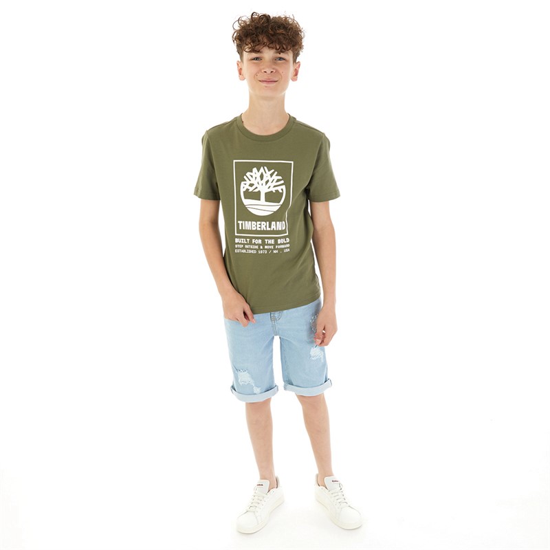 Timberland Drenge T-shirt Grøn