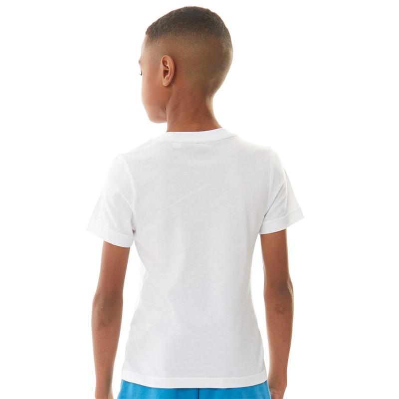 Timberland Boys Short Sleeve T-Shirt Blue Enamel